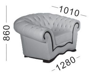 картинка Кожаное кресло Charles CHESTERFIELD COLLECTION  09 от магазина Мебели