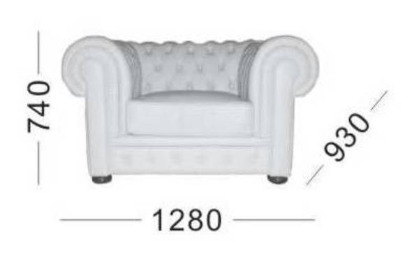 картинка Кожаное кресло CHESTERFIELD COLLECTION 10 от магазина Мебели