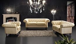 картинка Кожаный диван Uno Chester 86# двухместный магазин Мебели являющийся официальным дистрибьютором в России 