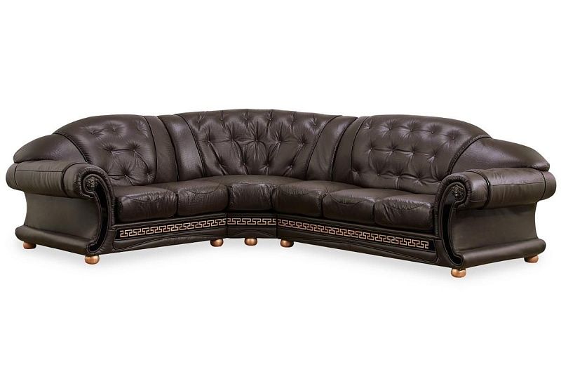 картинка Кожаный угловой диван Versace 37# от магазина Мебели