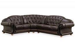 картинка Кожаный угловой диван Versace 37# магазин Мебели являющийся официальным дистрибьютором в России 