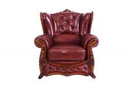 картинка Кожаное кресло Victoria 88# магазин Мебели являющийся официальным дистрибьютором в России 