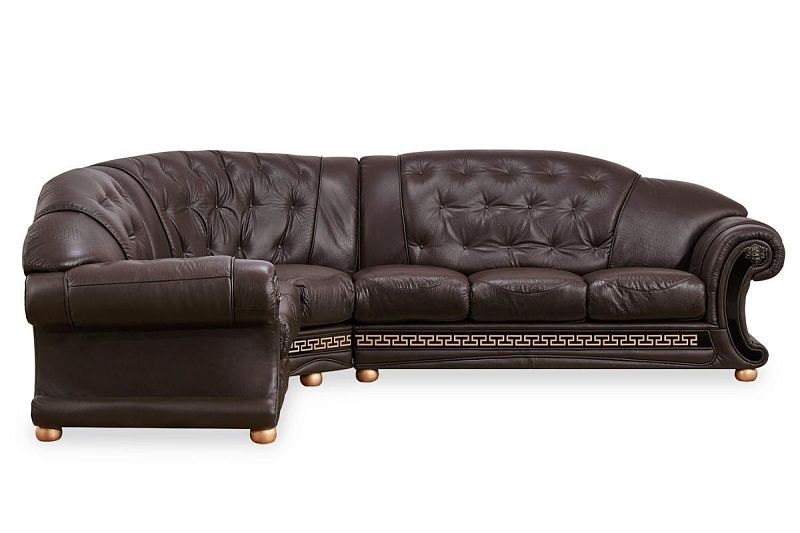 картинка Кожаный угловой диван Versace 37# от магазина Мебели