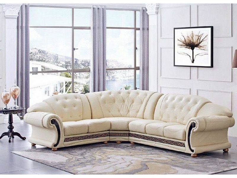 картинка Кожаный угловой диван Versace 17# от магазина Мебели