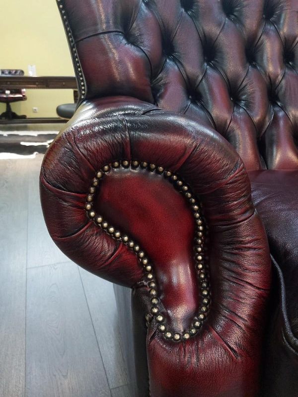 картинка Кожаное кресло Vermont CHESTERFIELD COLLECTION  10 от магазина Мебели