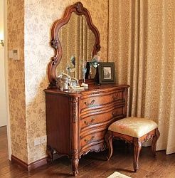 картинка W862-06 Комод с зеркалом Gainwell collection магазин Мебели являющийся официальным дистрибьютором в России 