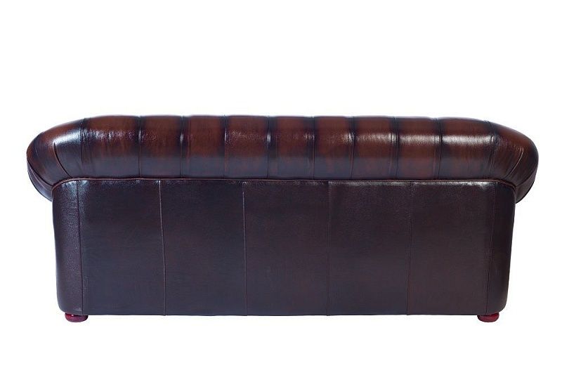 картинка Кожаный диван Paul Chesterfield трехместный 08 от магазина Мебели