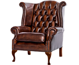 картинка Кожаное кресло Karen с пуфом 08 магазин Мебели являющийся официальным дистрибьютором в России 