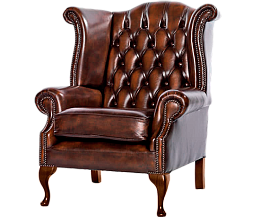 картинка Кожаное кресло Karen с пуфом 08 магазин Мебели являющийся официальным дистрибьютором в России 